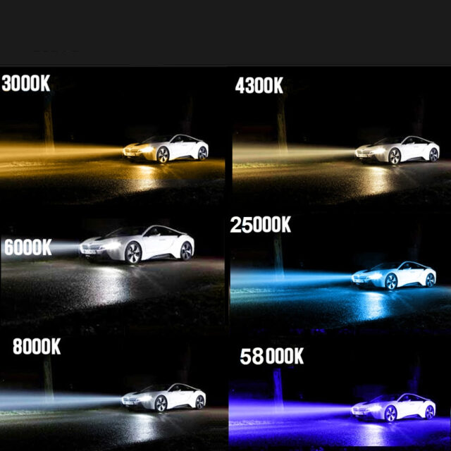 Universal LED Headlight Bulbs Pair Automobiles & Motorcycles Car Lights