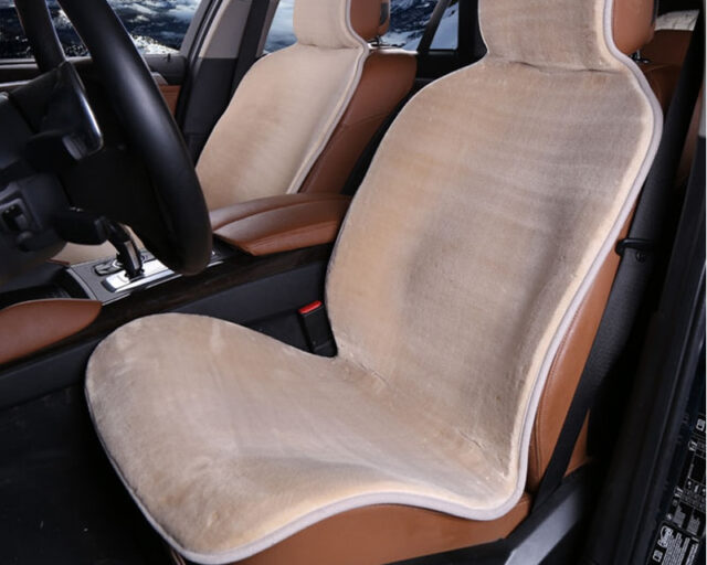 Fluffy Solid Color Car Seat Cover Automobiles & Motorcycles Interior Accessories