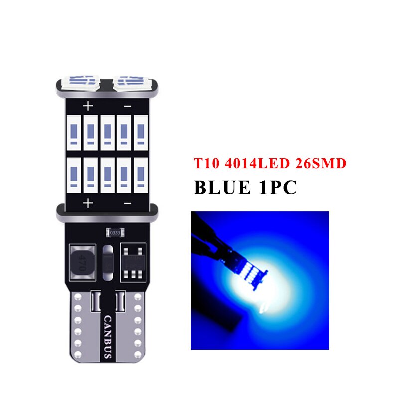 Blue T10 26SMD