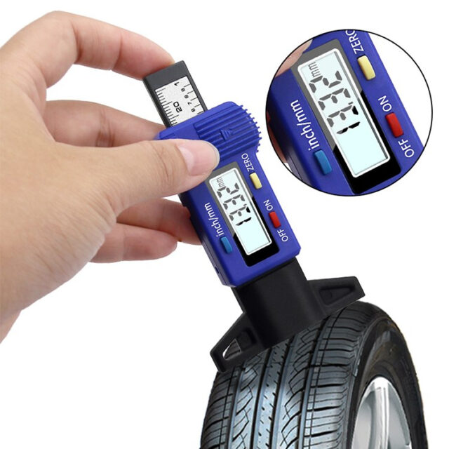 Digital Car Tire Tread Depth Gauge Automobiles & Motorcycles Car Wash & Maintenance