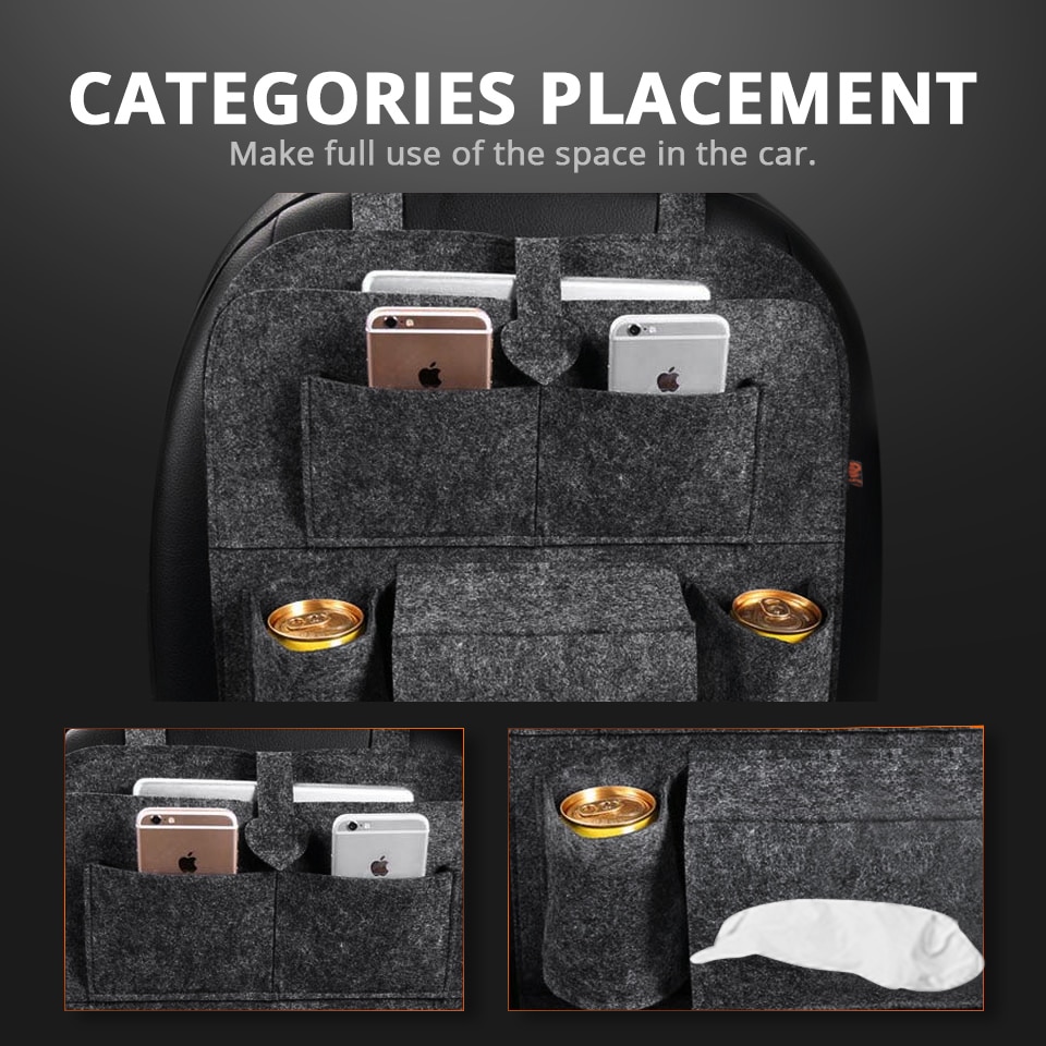 Felt Car Back Seat Organizer